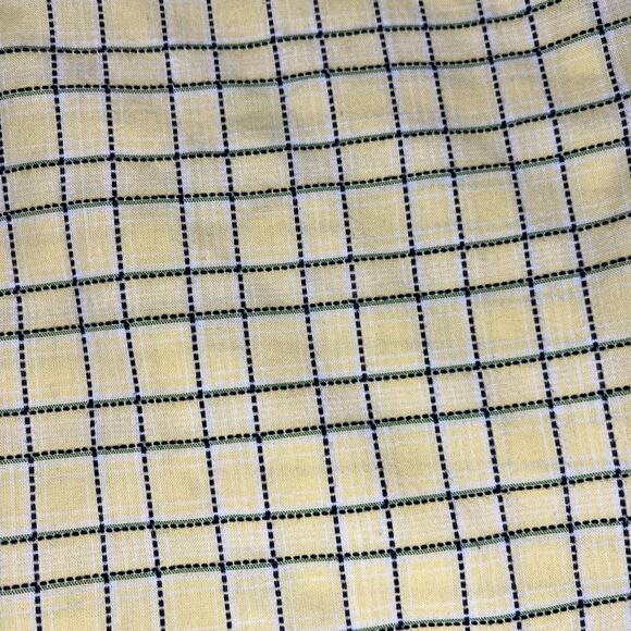 VINTAGE Frog Floral Button Up Collard Shirt Size 18 Womens Retro Yellow Y2K - Picture 7 of 12